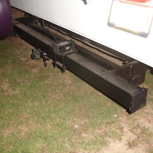 New Bumper and Receiver Hitch on Sunset Creek 3