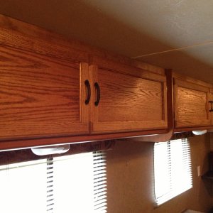 Replaced cargo nets with real cabinets