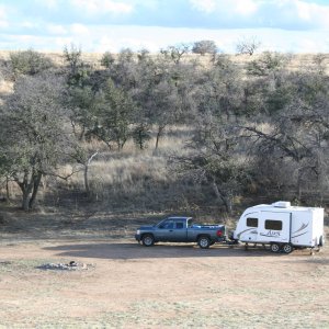 Campsite in the Santa Rita Mountains, Sonoita, AZ