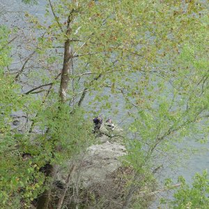 Calico Rock overlooking the White River