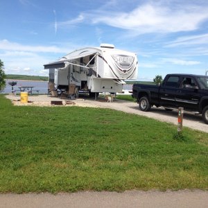 Tuttle Creek Lake near Manhattan, ks