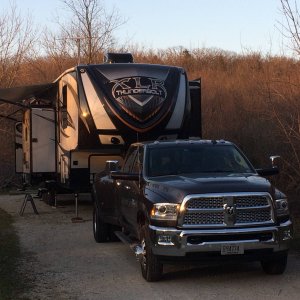 Camping at Kettle Morine State Park near Wales, WI