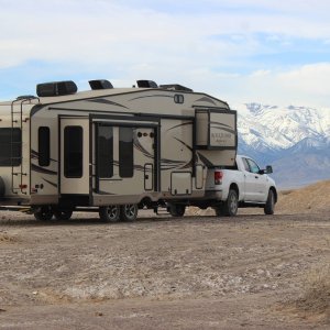 Boondocking near The White Mountains, Ca.