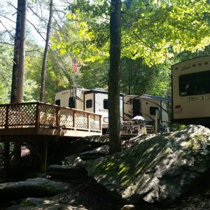 Mountain Stream RV Park, Marion, NC Site #17