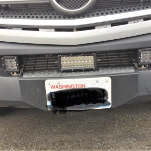 foglights and driving light on Sprinter