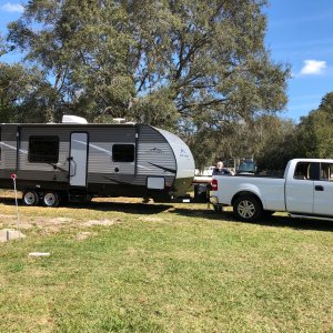 Our travel trailer from Gander Outdoors in Ocala, FL picked it up 2/8/19.