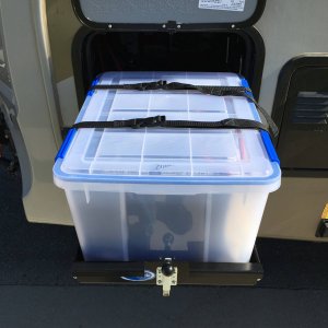 Battery box with lid