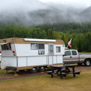 Outside of Glacier N.P. in 2005