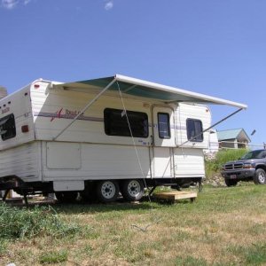 Stopping at a friends RV park Near Fish Haven Idaho