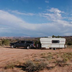 North West of Moab open BLM