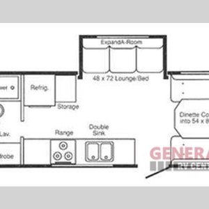 floor plan for 2005 Hi Lo M2405T