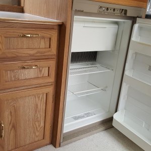 Clean, working fridge. LP/Elec.