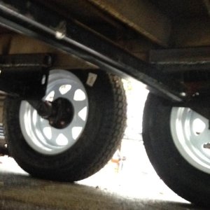 welded on axles