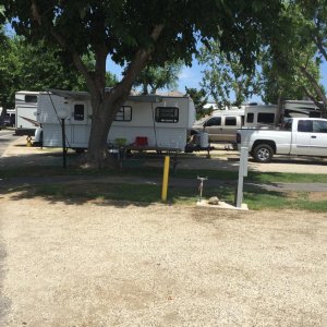 Nice and shady campsite, Castaic California; Near Valencia, California.