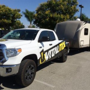 Here's the latest edition, with a '14 Toyota Tundra for towing, and the Fun Finder 214 WSD.