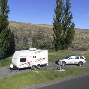 Wanapum State Park in Washington, near Ginko Petrefied Forest State Park