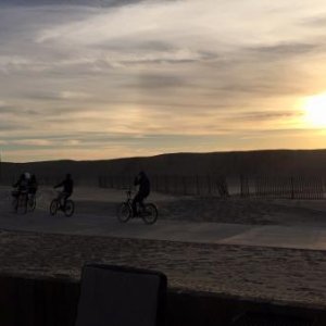 Dockweiler Beach just before Sunset