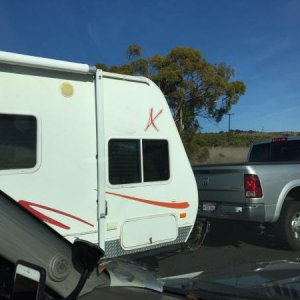 This is the FF we saw on the way home, 27 Dec 2016, on the 101, at around Camarillo. (An x139 FF passed us going north on the way up on 26 Dec 2016). 