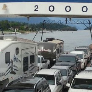 Kootenay  Lake BC Ferry Ride