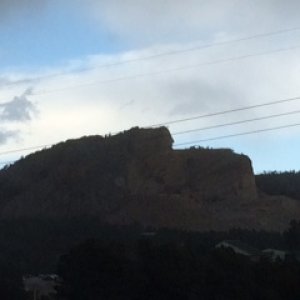 Crazy Horse.  It rained when we got out of the truck, so this is best picture I have