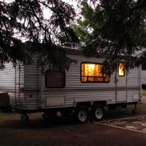 Camping at Wilderness StAte Park, Michigan