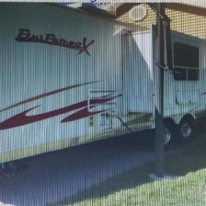 2008 funfinderX 230ds camper has 2 slide outs which are the couch and bed