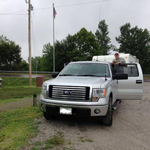 National Parks on the Air July 22, 2016.  Hubby is a ham radio enthusiast and we went to a lot of national parks and monuments to make contacts.