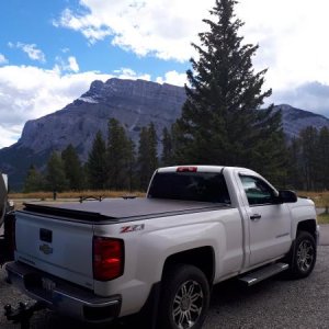 Banff Alberta camping in Sept 2018