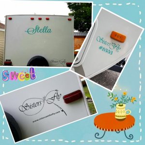 Stella's first custom decals