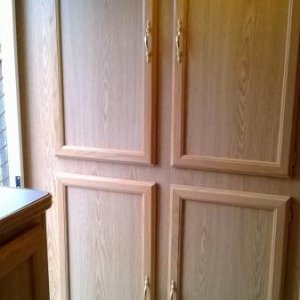 back wall cabinets