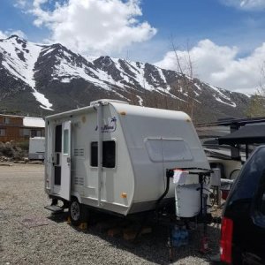 McGee RV Campground up near Mammoth, CA