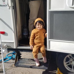 She just loves being in the trailer.
Prado Lake 12/31/22