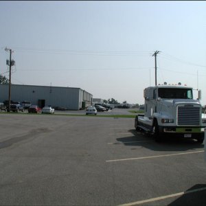 Truck at the Show Hauler Factory