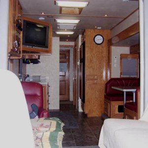 Interior of Wick's 2006 Show Hauler