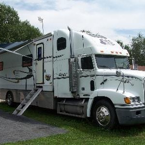 2000 40' conversion, old style stairs.