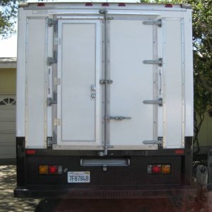 Stealth Camper Rear Door in Door