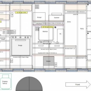 Stealth Camper Left Side Plan