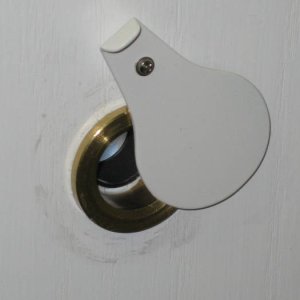 Stealth Camper Peep Hole