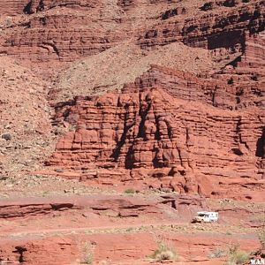 On the way to Shafer trail