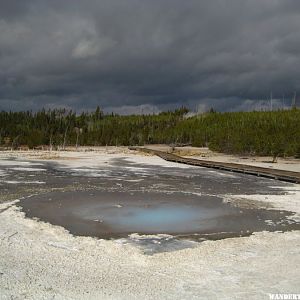 Norris Geyser Basin area