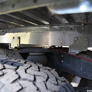 Ute flatbed frame mount view