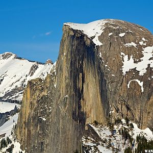 Half Dome in Winter