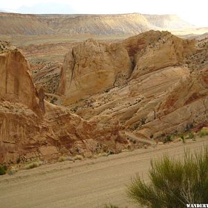 Burr Trail switchbacks