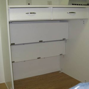 Stealth Camper Under Countertop Desk