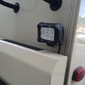 LED flood lights 2@1500 lumens each