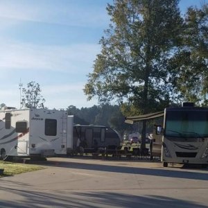 Reunion Lake 3 triple site...Very nice campground in Robert, La.