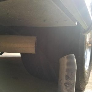 Stock exhaust cut to bend