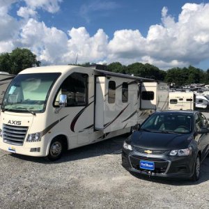 First Night Out - camping at the dealership