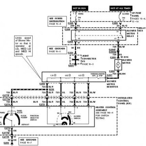 heater fan resistor schematic