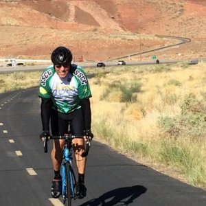 Cycling in Moab, UT